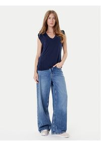 Guess Bluzka W5YP52 KCYW2 Granatowy Regular Fit. Kolor: niebieski #2