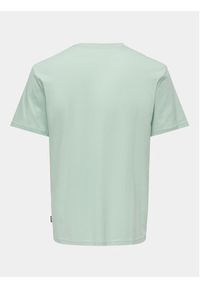 Only & Sons T-Shirt Kolton 22028735 Zielony Regular Fit. Kolor: zielony. Materiał: bawełna #7