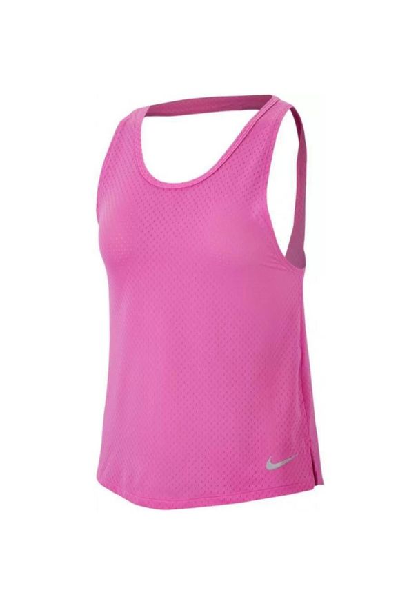 Damski top Nike Miler Tank - lekki i oddychający. Kolor: wielokolorowy. Sport: fitness