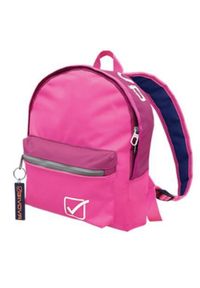 Plecak Givova Fuchsia-Navy: Elegancja i Zrównoważony Rozwój dla Studentów. Kolor: różowy, niebieski, wielokolorowy. Styl: młodzieżowy