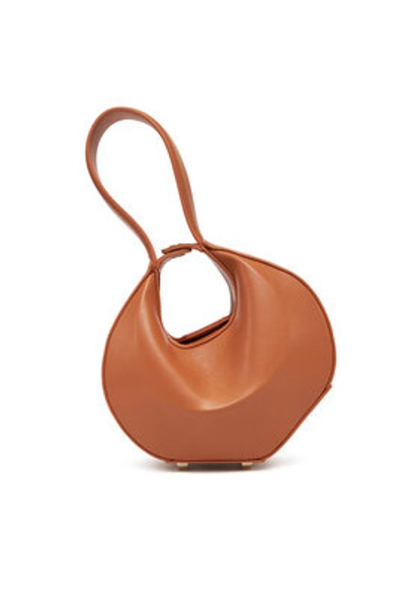 Patrizia Pepe Torebka 8B0074/L047-B815 Brązowy. Kolor: brązowy. Materiał: skórzane