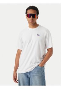 Reebok T-Shirt Aurek RK25743CCM Biały Regular Fit. Kolor: biały. Materiał: bawełna #1