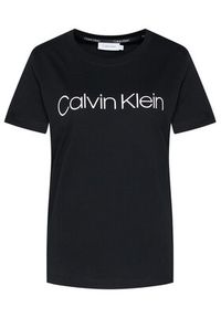 Calvin Klein T-Shirt Core Logo K20K202142 Czarny Regular Fit. Kolor: czarny. Materiał: bawełna