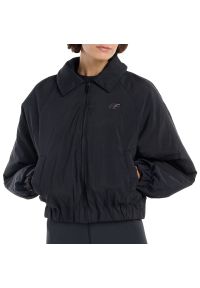 Kurtka damska New Balance WJ61D8YXBK - czarna. Kolor: czarny. Materiał: nylon, materiał. Sezon: wiosna, jesień. Styl: sportowy #1