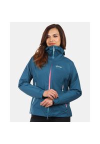 Damska kurtka wodoodporna Kilpi HURRICANE-W. Kolor: niebieski. Sport: bieganie #1