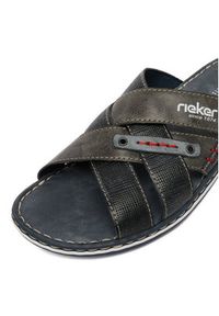Rieker Klapki CEO-21062-15 Szary. Kolor: szary. Materiał: skóra #7