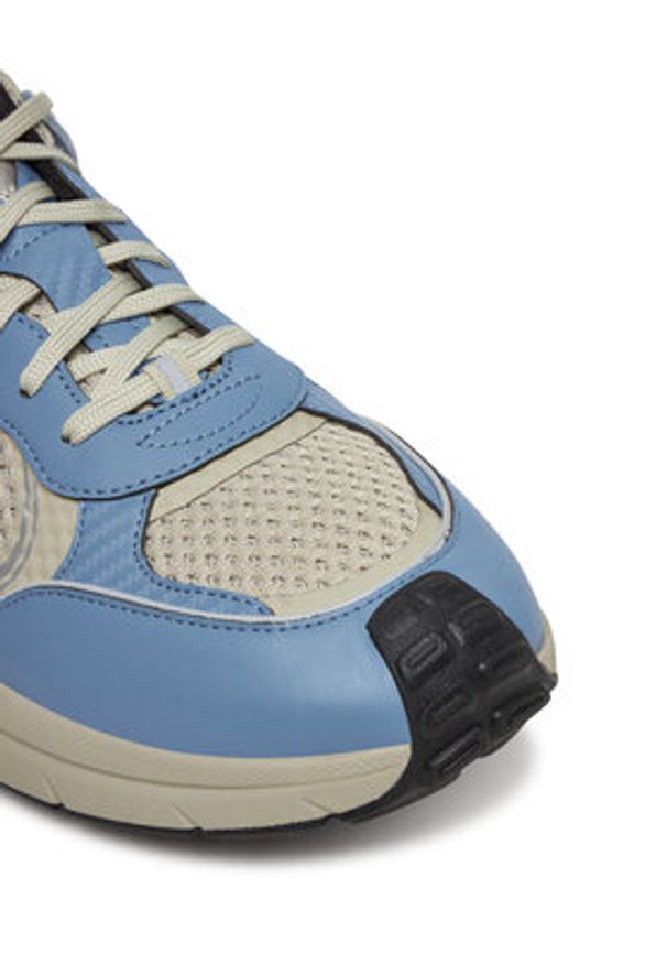 Hugo - HUGO Sneakersy 50543305 Biały. Kolor: niebieski. Materiał: skóra