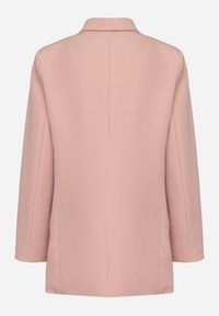 Born2be - Jasnoróżowa Marynarka Dwurzędowa Mangane. Kolor: różowy. Styl: klasyczny, elegancki #6