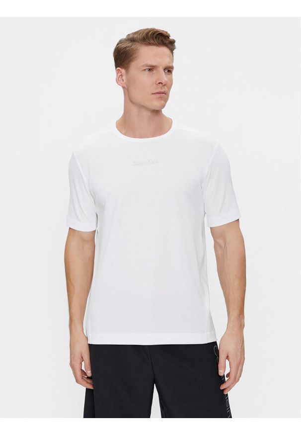 Calvin Klein Performance T-Shirt 00GMS4K159 Biały Regular Fit. Kolor: biały. Materiał: syntetyk