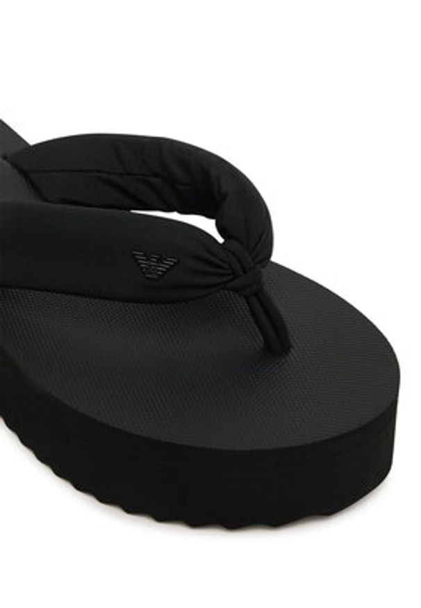 Emporio Armani Japonki EX000072 AF14514 Czarny. Kolor: czarny. Materiał: materiał