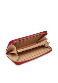 Guess Duży Portfel Damski Laurel II Slg SWZG74 59146 Czerwony. Kolor: czerwony. Materiał: skóra