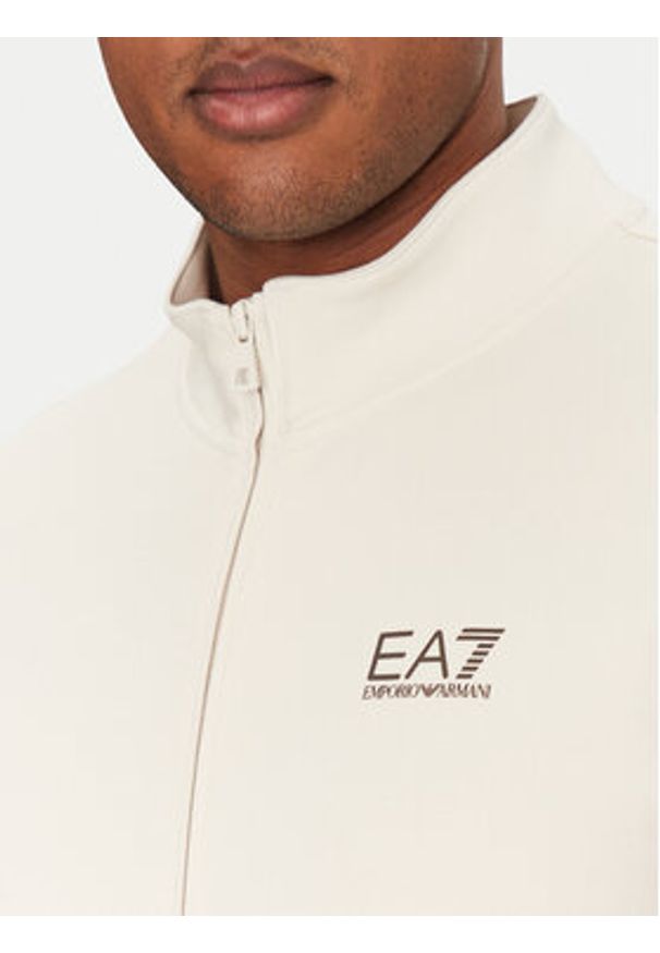 EA7 Emporio Armani Dres 7M000282 AF12660 U1112 Biały Regular Fit. Kolor: biały. Materiał: bawełna, syntetyk