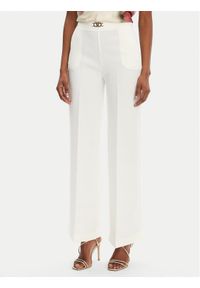 Marciano Guess Spodnie materiałowe 5RGB02 7115A Écru Regular Fit. Kolor: kremowy. Materiał: syntetyk #1