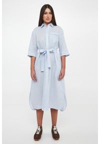 Sukienka lniana szmizjerka Tabella MM. Materiał: len. Typ sukienki: szmizjerki #3