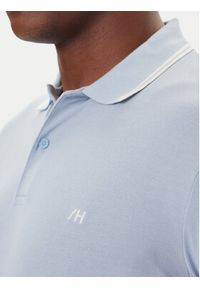 Selected Homme Polo 16087840 Błękitny Regular Fit. Typ kołnierza: polo. Kolor: niebieski. Materiał: bawełna #4