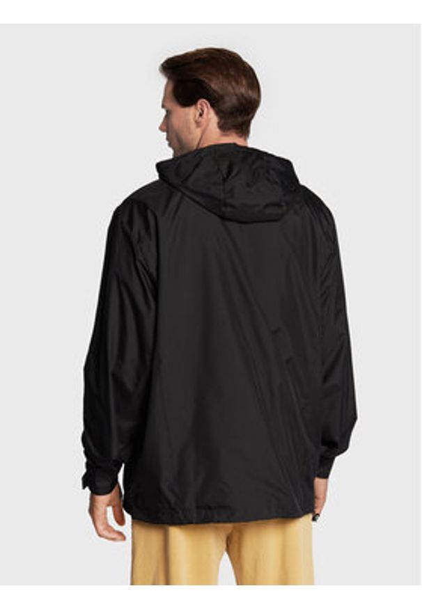 Reebok Kurtka anorak Vector HG8932 Czarny Relaxed Fit. Kolor: czarny. Materiał: syntetyk