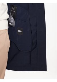 BOSS - Boss Płaszcz przejściowy 50488472 Granatowy Relaxed Fit. Kolor: niebieski. Materiał: syntetyk #6