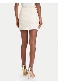 Marciano Guess Spódnica mini 5BGD08 7394A Écru Regular Fit. Materiał: syntetyk #4