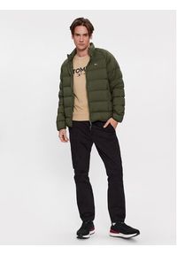 Tommy Jeans Kurtka przejściowa Essential DM0DM17984 Zielony Regular Fit. Kolor: zielony. Materiał: syntetyk