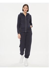 GANT - Gant Bluza Reg Tonal Shield Zip Hoodie 4200671 Granatowy Regular Fit. Kolor: niebieski. Materiał: bawełna #5