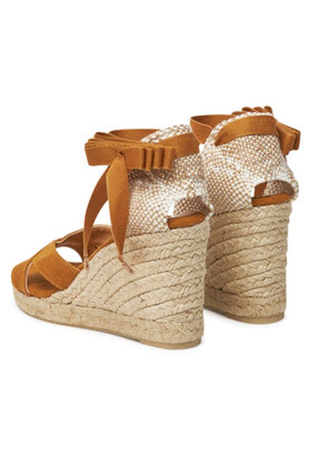 Castañer Espadryle Bailey/8/002 025633 Brązowy. Kolor: brązowy. Materiał: materiał