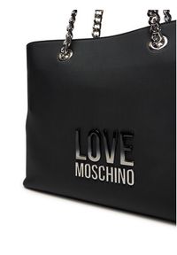 Love Moschino - LOVE MOSCHINO Torebka JC4257PP0MKD000B Czarny. Kolor: czarny. Materiał: skórzane #4