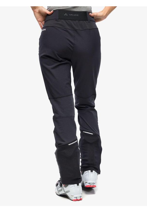 Spodnie softshell damskie Vaude Larice Pants IV. Kolor: czarny. Materiał: softshell