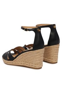 Lauren Ralph Lauren - LAUREN RALPH LAUREN Espadryle 802P04433001 Czarny. Kolor: czarny. Materiał: skóra #5