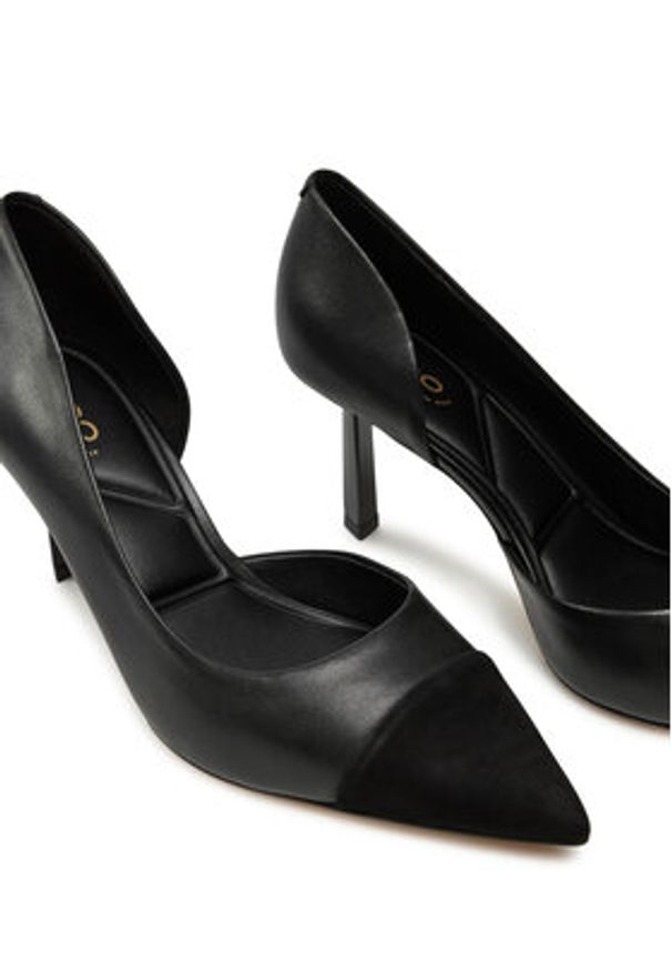 Aldo Szpilki Zenni 13839610 Czarny. Kolor: czarny. Materiał: skóra. Obcas: na szpilce