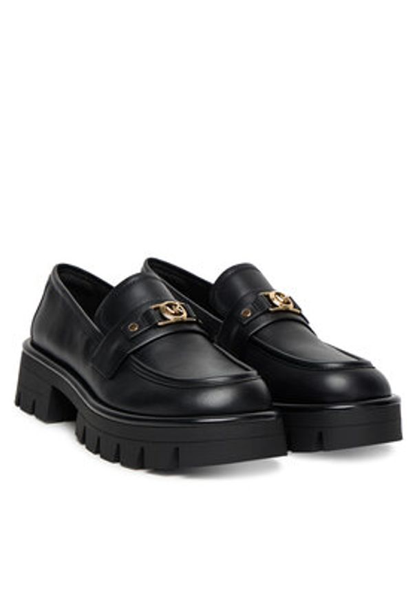 MICHAEL Michael Kors Loafersy Mandy 40T5MAFP1L Czarny. Kolor: czarny. Materiał: skóra