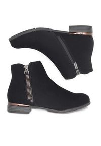 Jenny Fairy Botki W16AW462-6 Czarny. Kolor: czarny. Materiał: syntetyk #5