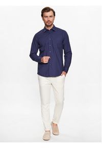 BOSS - Boss Koszula 50489319 Niebieski Regular Fit. Kolor: niebieski. Materiał: bawełna
