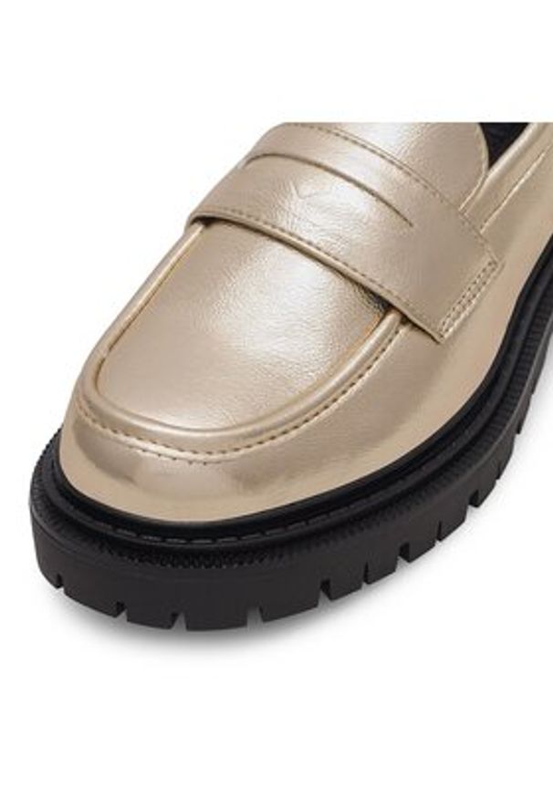 Jenny Fairy Loafersy KIRA HY60031D-4 Złoty. Kolor: złoty. Materiał: skóra