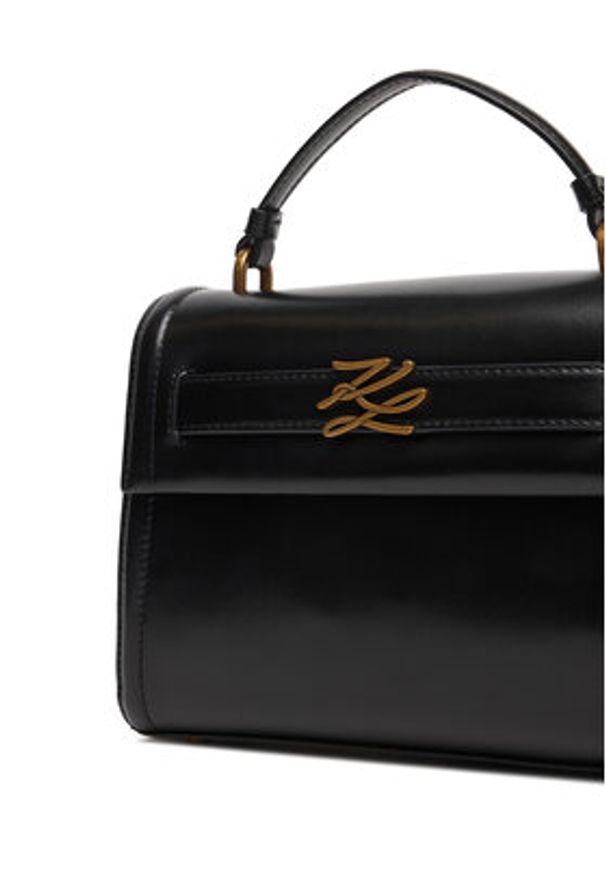 Karl Lagerfeld - KARL LAGERFELD Torebka B1W30291 Czarny. Kolor: czarny. Materiał: skórzane