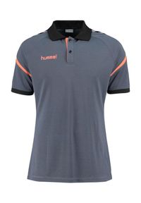 Hummel koszulka T-shirt męski hmlAuthentic Charge Functional Polo. Typ kołnierza: polo. Kolor: szary