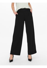 JDY Spodnie materiałowe Geggo 15208430 Czarny Wide Leg. Kolor: czarny. Materiał: syntetyk