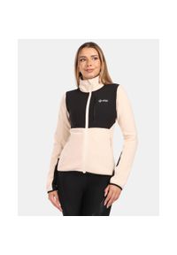 Kilpi - Damska polarowa warstwa środkowa KAJAANI-W. Kolor: beżowy. Materiał: polar. Sport: turystyka piesza #1