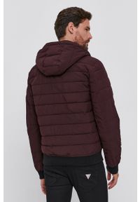 DKNY - Dkny Kurtka męska kolor fioletowy zimowa. Okazja: na co dzień. Typ kołnierza: kaptur. Kolor: fioletowy. Materiał: materiał, puch. Sezon: zima. Styl: casual #4