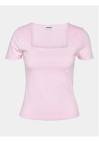 Noisy may - Noisy May T-Shirt Mik 27029540 Różowy Slim Fit. Kolor: różowy. Materiał: bawełna