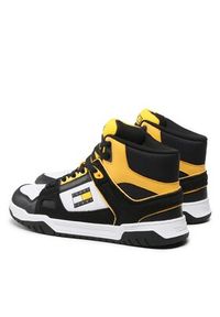 Tommy Jeans Sneakersy Mid Cut Skater EM0EM01108 Czarny. Kolor: czarny. Materiał: skóra #6