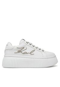 Karl Lagerfeld - KARL LAGERFELD Sneakersy KL42372S Biały. Kolor: biały. Materiał: materiał
