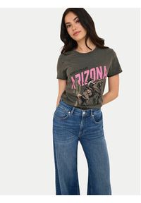 only - ONLY T-Shirt Lucy 15215721 Szary Regular Fit. Kolor: szary. Materiał: bawełna #7