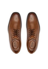 Clarks Półbuty Tilden Walk 261300957 Brązowy. Kolor: brązowy. Materiał: skóra #3
