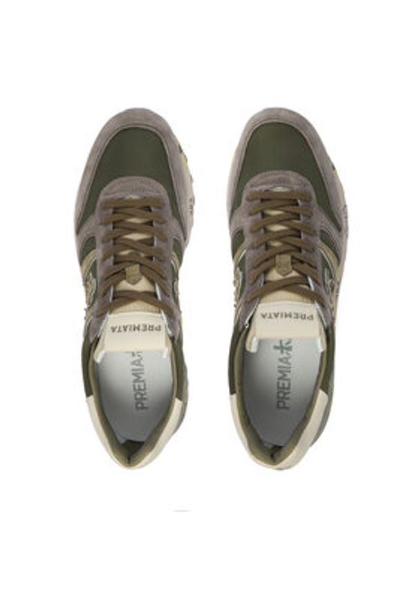 Premiata Sneakersy Lander Var 7706 Kolorowy. Materiał: skóra. Wzór: kolorowy