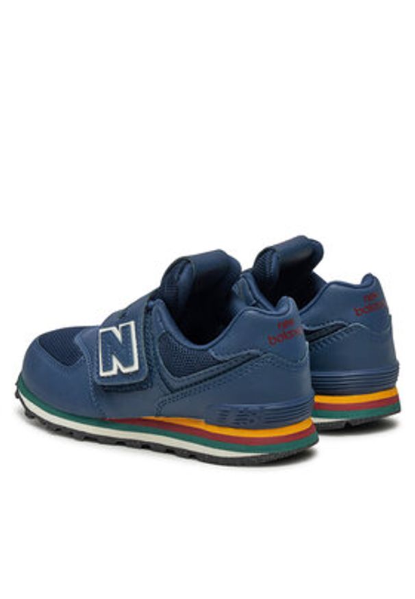 New Balance Sneakersy PV574KIG Niebieski. Kolor: niebieski. Materiał: skóra. Model: New Balance 574