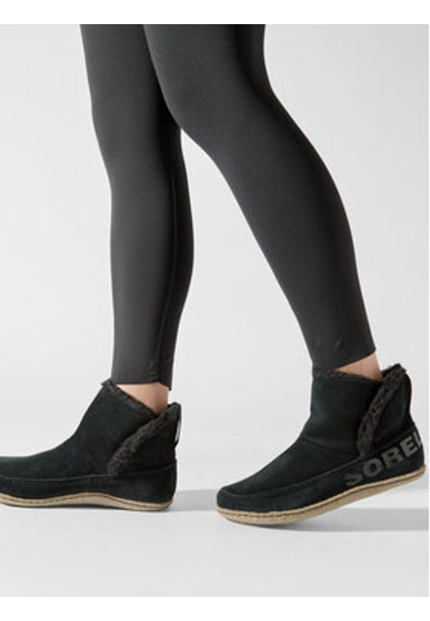 sorel - Sorel Botki Nakiska™ NL3389-011 Czarny. Kolor: czarny. Materiał: skóra, zamsz