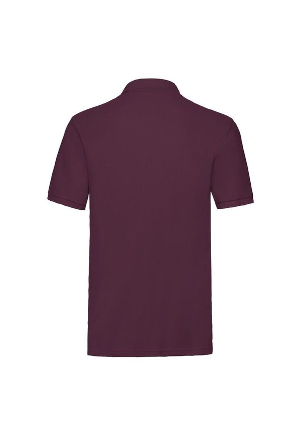 FRUIT OF THE LOOM - Męska Koszulka Polo Premium. Typ kołnierza: polo. Kolor: czerwony, wielokolorowy, brązowy
