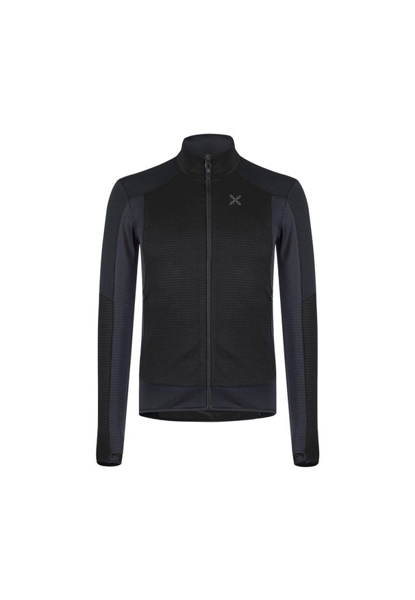 MONTURA - Bluza softshellowa męska Montura Stretch Color Maglia rozpinana. Kolor: czarny
