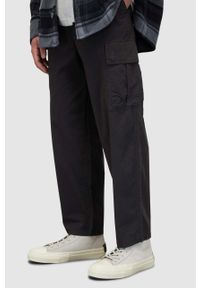 AllSaints spodnie bawełniane TALKA TROUSER kolor czarny w fasonie cargo MM058Y. Kolor: czarny. Materiał: bawełna #2