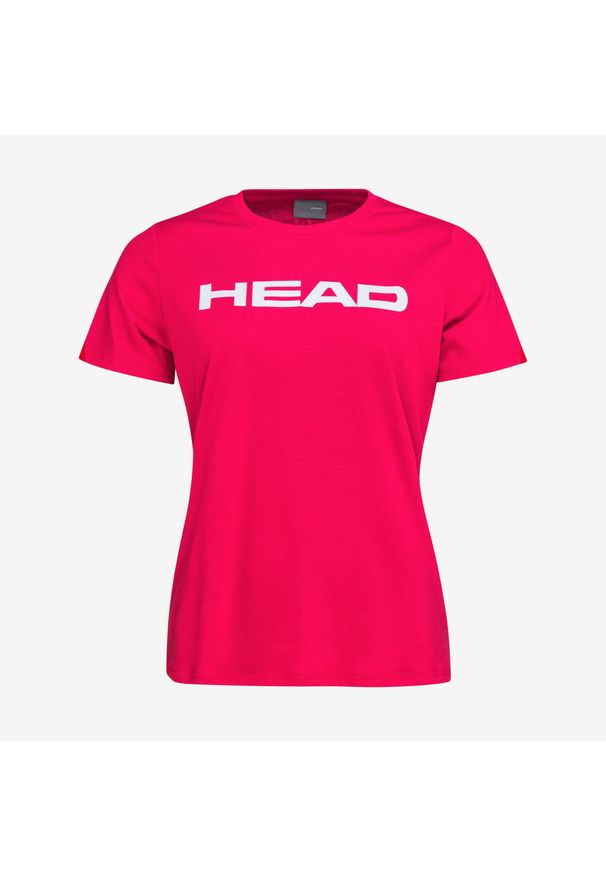 Head - T-shirt damski Club Lucy. Kolor: różowy. Materiał: jersey, materiał, poliester, bawełna